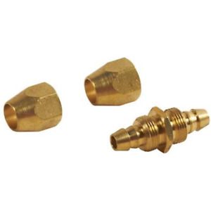 Air Hose Repair Splicers Kit 1/4&#034; Brass Poly Air Hose splicer repair kit USA