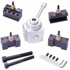 JWGJW 120034 Tooling Package Mini Lathe Quick Change Tool Post &amp; Holders...