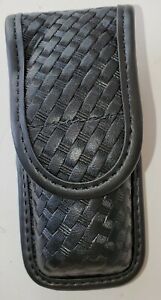 Bianchi AccuMold Elite Aerosol Agent Case - Black BasketWeave W/ Snap Down Flap