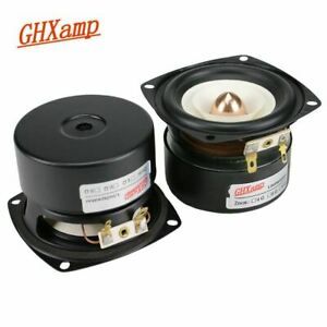 GHXAMP 3 Inch Full Range Speaker 4ohm 15W Hifi  Deep Bass Tweeter MID Bass Louds