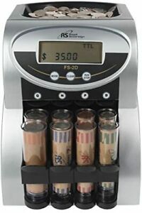 Royal Sovereign 2 Row Electric Coin Counter With Patented Anti-Jam Technology an