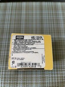 Hubbell HBL1221PL Red Pilot Light Switch 1P 20A 120/277V