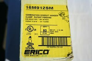 50 -  16M912SM  ERICO  CADDY  CONDUIT  HANGERS  -