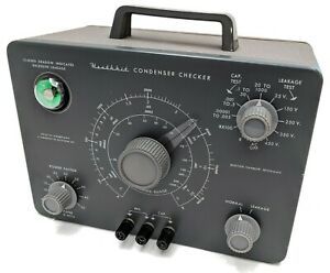 Vintage Heathkit C-3 Capacitor Condenser Checker &amp; Leakage Tester - Powers On