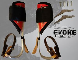 Tree Climbing Spike Set Aluminum Climbing Spurs Adjustable With Replacement Gaff