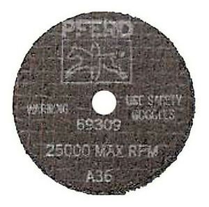 3&#034;X.040&#034;X3/8 AH DIE GRINDER WHL TY1 60 GRIT 69303  - 1 Each