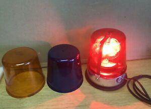 Tripp Lite MV-IND 6DC Red, Blue Amber Dome Beacon Light 6 Volts DC