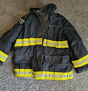 Lion Apparel Firefighter Black Turnout Jacket
