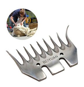 9 Tooth Elbowl Goat Shears Convex Comb Cutter Shearing Clipper Tooth Blade