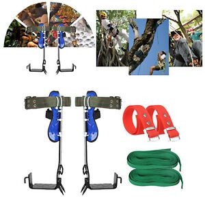 Garden Tree Climbing Spike Spurs Rescue Belt for Fruit Picking Camping