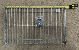 Nexel Chrome Wire Shelf w/Clips, 30&#034;W x 18&#034;D (S1830C) - ONE Shelf w/Clips NEW