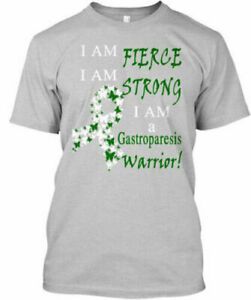 New Rare I Am A Gastroparesis Warrior - Fierce Strong Gildan Premium size S-3XL