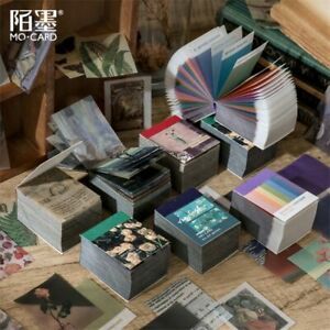 Vintage Stickers Book Stationery Aesthetic Scrapbooking Memo Pad Sulfuric Acid