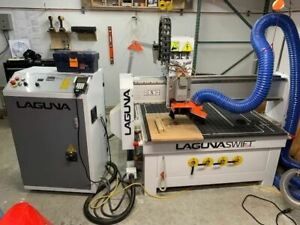 4&#039;x4&#039; Laguna Swift CNC Router, 2019 - 4th Axis Positional Included, Vacuum Table