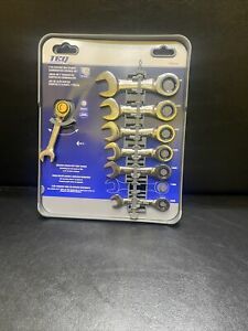 TEQ Professional 8701A  Metric 7 Pc Stubby Wrench Set Life-Time warranty
