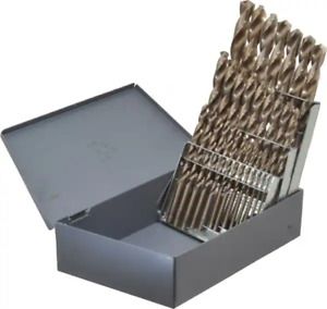 LastCut 29 PC Bright Oxide Jobber HSS Drill Bit set Huot Case 118 Point HSS