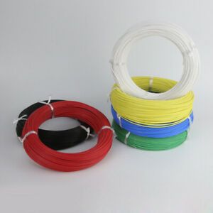Wire Dia1.2mm Teflon Silver-Plated Wire0.35 Square Electronic Wire Various Color