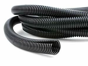 1/2&#034; Split Loom Wire Tubing Black Car Audio Stereo Cable - 100&#039; Feet
