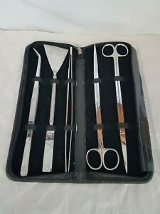 Stainless Steel Instruments Made In Pakistan in zippered case New