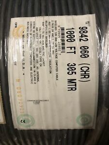 1000&#039; Belden 9842 24 AWG 2P Low Capacitance EIA RS-485 Application Cable 300V