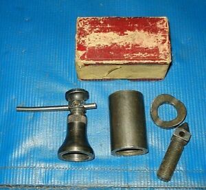 vintage Starrett Little Giant 6 piece Screw Jack in Box with high jack stand