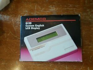 NEW Honeywell Ademco Custom English LCD Display Security Keypad Panel  # 6139