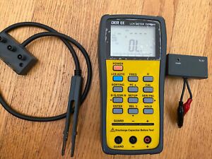 DER EE High Accuracy Handheld LCR Meter DE-5000 bundle TL-21 /TL-22 / TESTED!