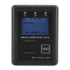 Diode Tester Transistor Tester LCD Display For MOS Tubes Thyristors Resistors
