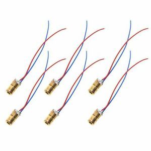 Sight Copper Head 650nm 6mm 3V Dot Diode Module Laser diodes Adjustable Lasers