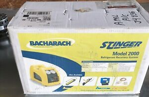 Bacharach Stinger 2000 HVAC Refrigerant /Freon Recovery Machine