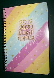 2019 2020 NOS expired notes tax 5X8 spiral calendar Star burst Planner  Academic