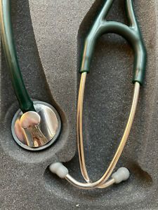 3M Littmann Master Cardiology Diagnostic Stethoscope Dark Green Tubing 2161