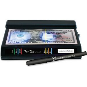 Dri Mark TriTest UV Counterfeit Detector - Ultraviolet, Watermark - Black - 1 /