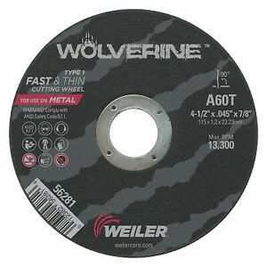 4-1/2 X 045 WOLV TY1 C-OWHL  A60T  7/8 AH 56281  - 1 Each