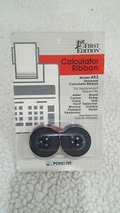 1st First Edition Universal Calculator Ribbon Model 483, New/Old Stock,Sealed