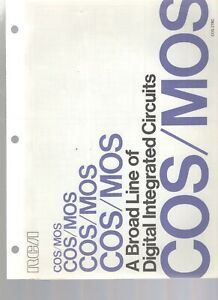 RCA COS/MOS A Broad Line of Digital Integrated Circuits COS-278C 1973
