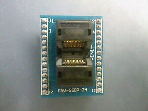 YAMAICHI SSOP24 to DIP24 IC Programmer Adapter Converter Module Socket X 1PC NEW