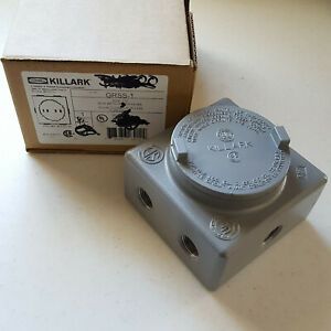 Killark GRSS-1 Explosion Proof Junction Box with (7x) 1/2&#034; Hubs