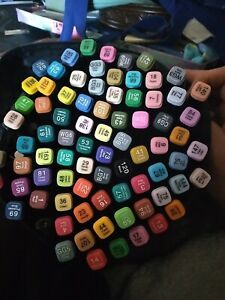 TOUCH O COOL 80 COLORS 2 SIDED FINE/BROAD NEW