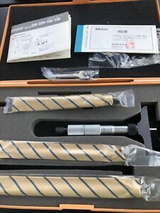 Mitutoyo Depth Gage Micrometer 129-141 New DMC 2.5-4” Made In Japan