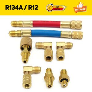 R134A R12 Car A/C Air Conditioner Refrigeration Converting Adapter Connector