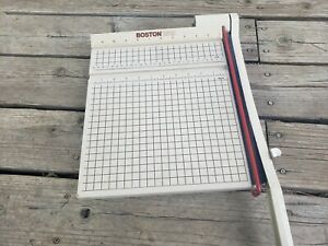 Boston 2612 Paper Cutter 12&#034; Trimmer Heavy Duty Guillotine USA Beautiful