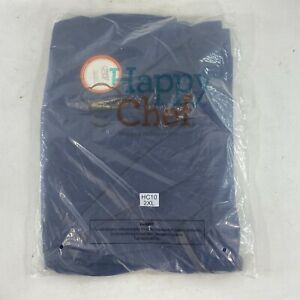 Happy Chef Navy XXL Chefs Cooking Pants Pockets Drawstring Zipper Fly P3