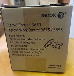 NEW 116R00003 Xerox Phaser 3610 Xerox Workcentre 3615 3655 Feed Roller Kit