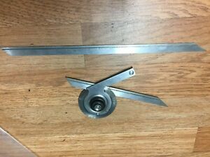 STARRETT PROTRACTOR 6 &amp; 12 &#034; BLADES