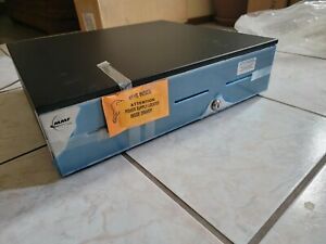 MMF Advantage cash drawer black with stainless front, triple slots, 18&#034; by 16.7&#034;