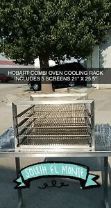 HOBART OVEN - COMBI SCREENS SHELVES COOLING RACK