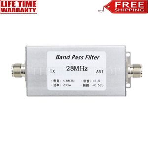 BPF-28-200w Band Pass Filter Shortwave 28MHz BPF Filter Narrowband For Radio