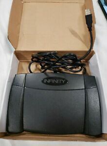 Infinity IN-USB-2 USB Digital Foot Control Transcription Dictation Foot Pedal