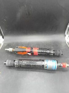 Lot Of 2 Broken ASA Model T55LB Pneumatic Straight Type Screwdriver, Lever Start